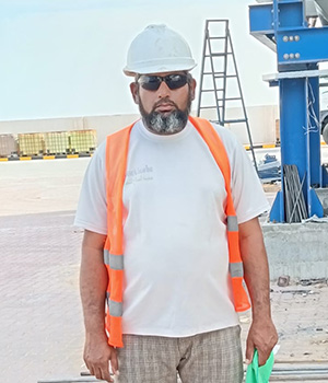 Eshan Rasool-site Incharge